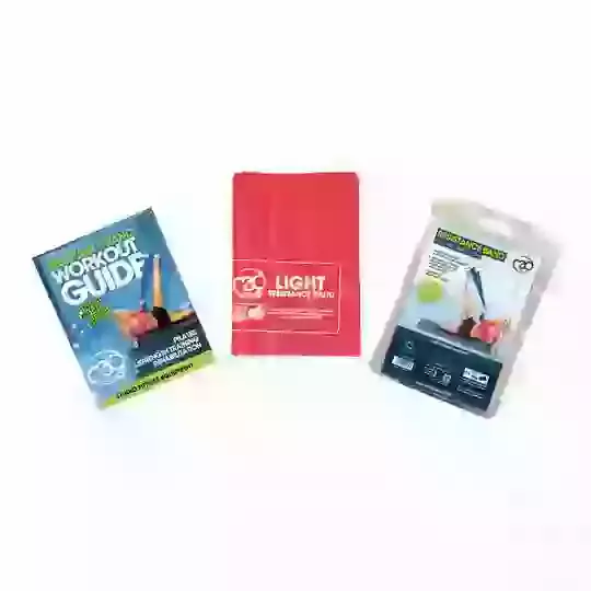 Fitness-Mad Resistance Band With User Guide, Light